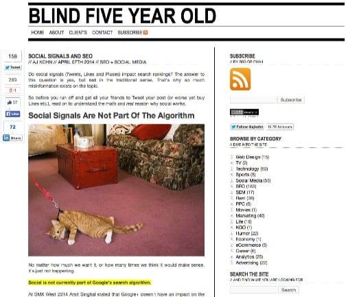 Blind 5 year old.com